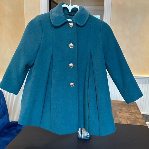 Monsoon Other - Monsoon Greenish-Teal Coat with Gold Accents
